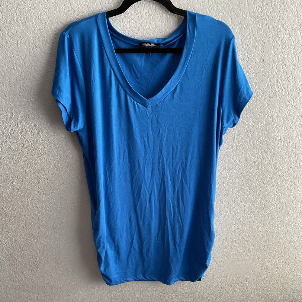 Blue V-Neck T-Shirt